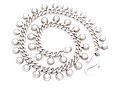 Suarti silver ankle chain