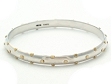 Dotted Silver Bangle