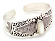 Mother of Pearl Silver Cuff