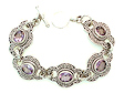 Suarti Amethyst Station Bracelet