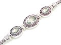 Suarti Mint Quartz Station Bracelet
