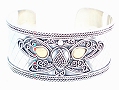 Wide Butterfly Motif Cuff