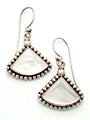 Tringular Mother of Pearl earrings