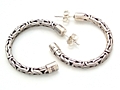 Suarti Collection Borobudur Hoop Post  Earrings