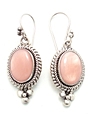 Pink Mother of Pearl Drop Earrings
