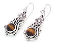 Suarti Tiger's Eye Dangle Earrings