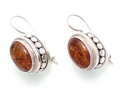 suarti deepset amber earrings