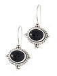 Suarti Black Onyx Wire Earrings