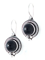 Suarti Black Onyx Dangle Earrings