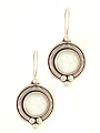 Mother of pearl drop Silver Earrings