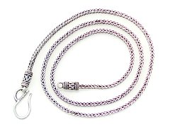 2mm tulang naga kotak necklace