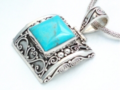 suarti ornate turquoise pendant