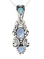 Filigree Opal Triplet Pendant