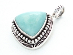 bjewelled silver pendant