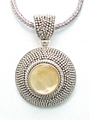 Golden Mother of Pearl Pendant