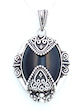 black onyx pendant