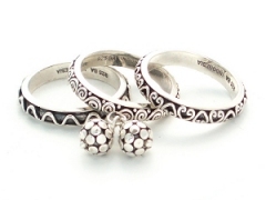 Suarti Silver Stack Ring