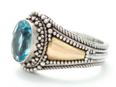Blue Topaz Ring