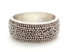 Silver Granulation Ring